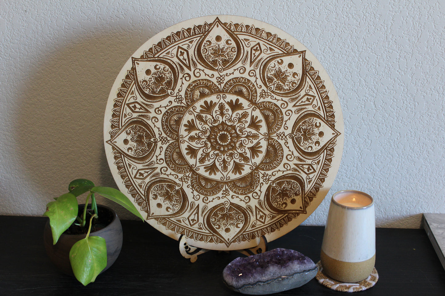 Laser Engraved Mandala 4