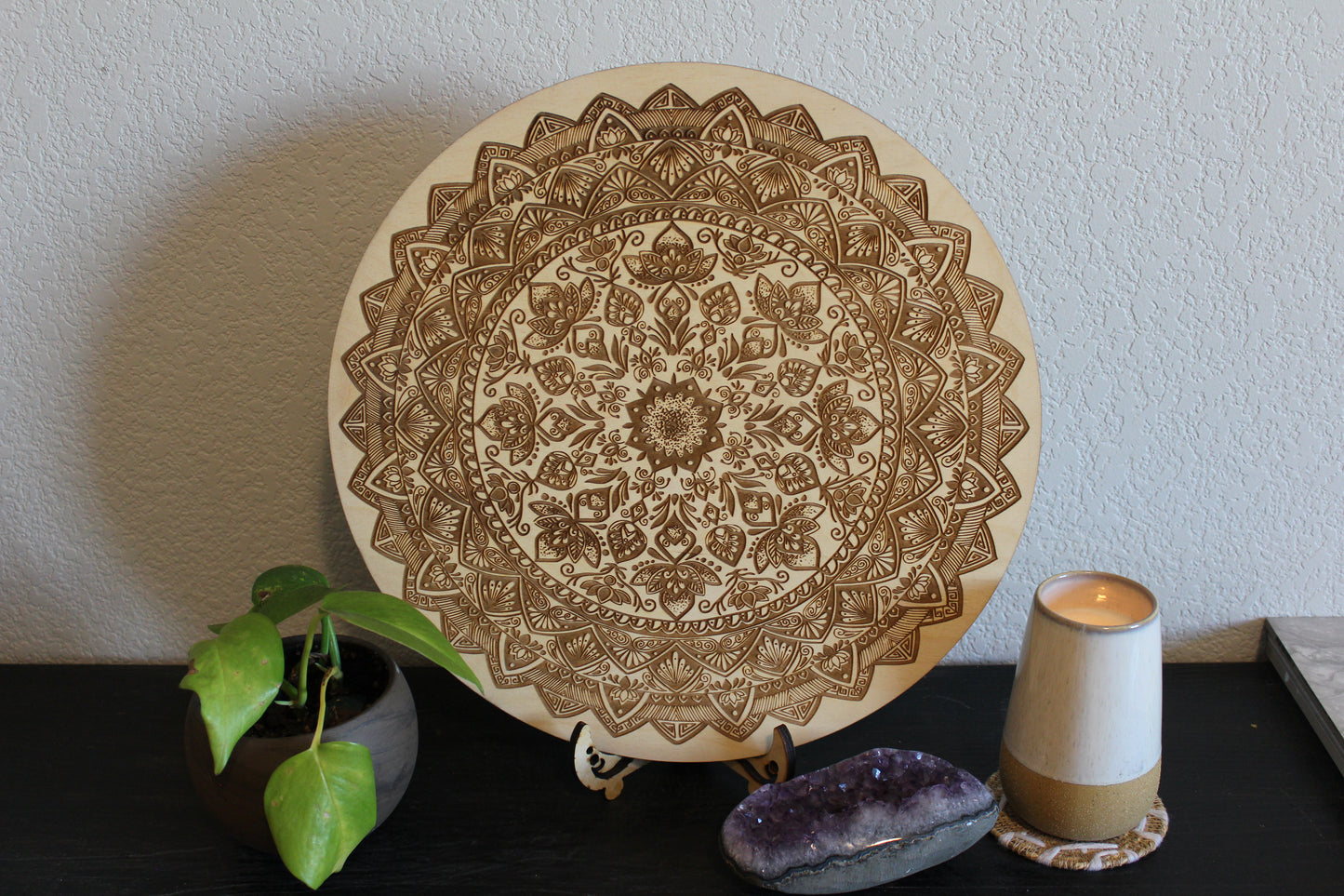 Laser Engraved Mandala 7