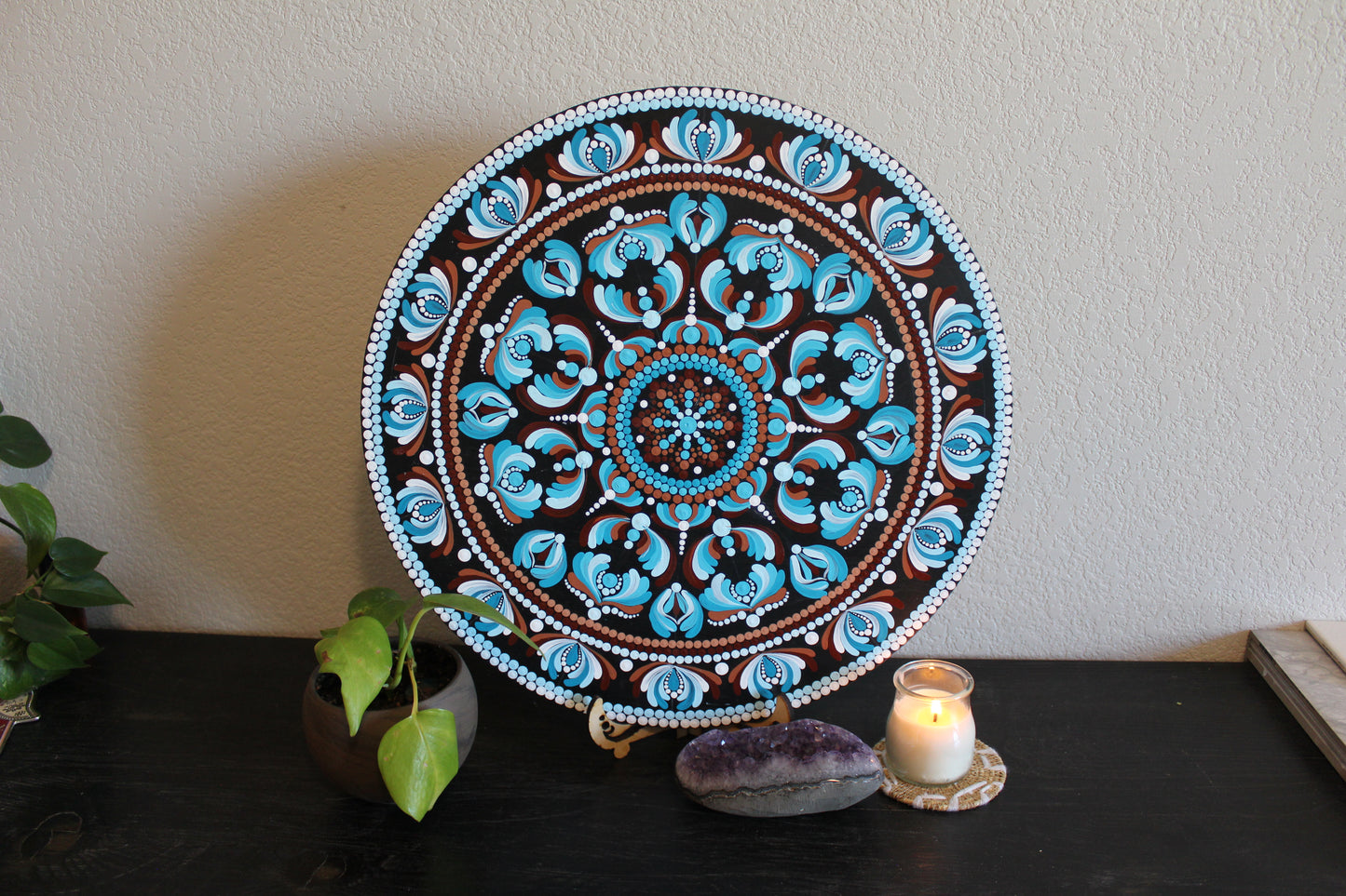 Hand Painted Mandala