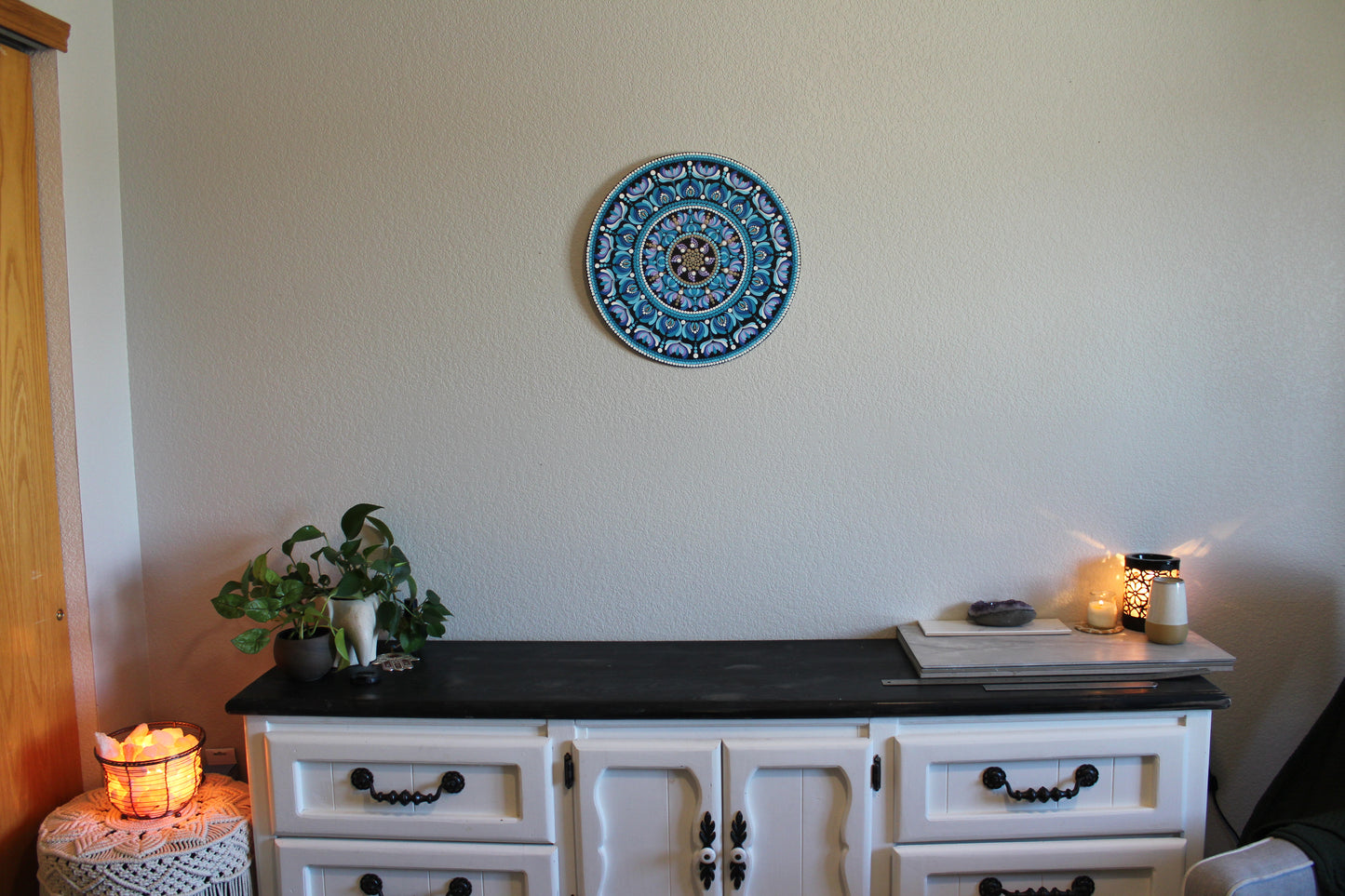 Hand painted mandala