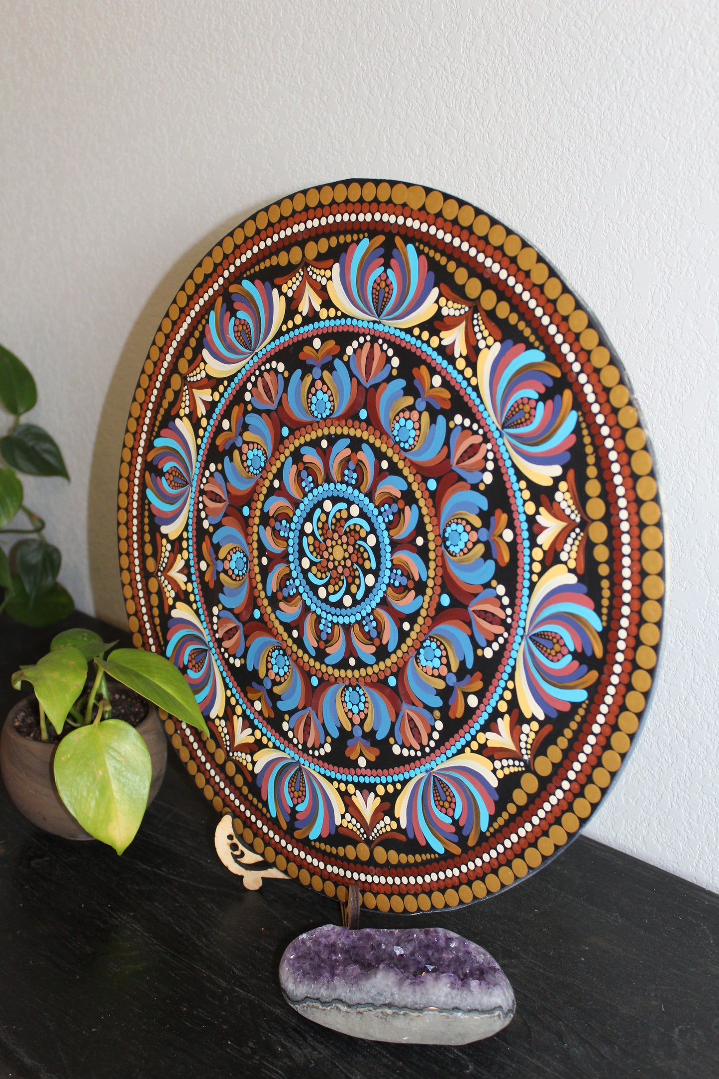 Hand Painted Mandala